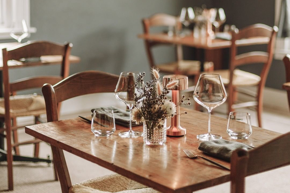 A table at Elm Dining