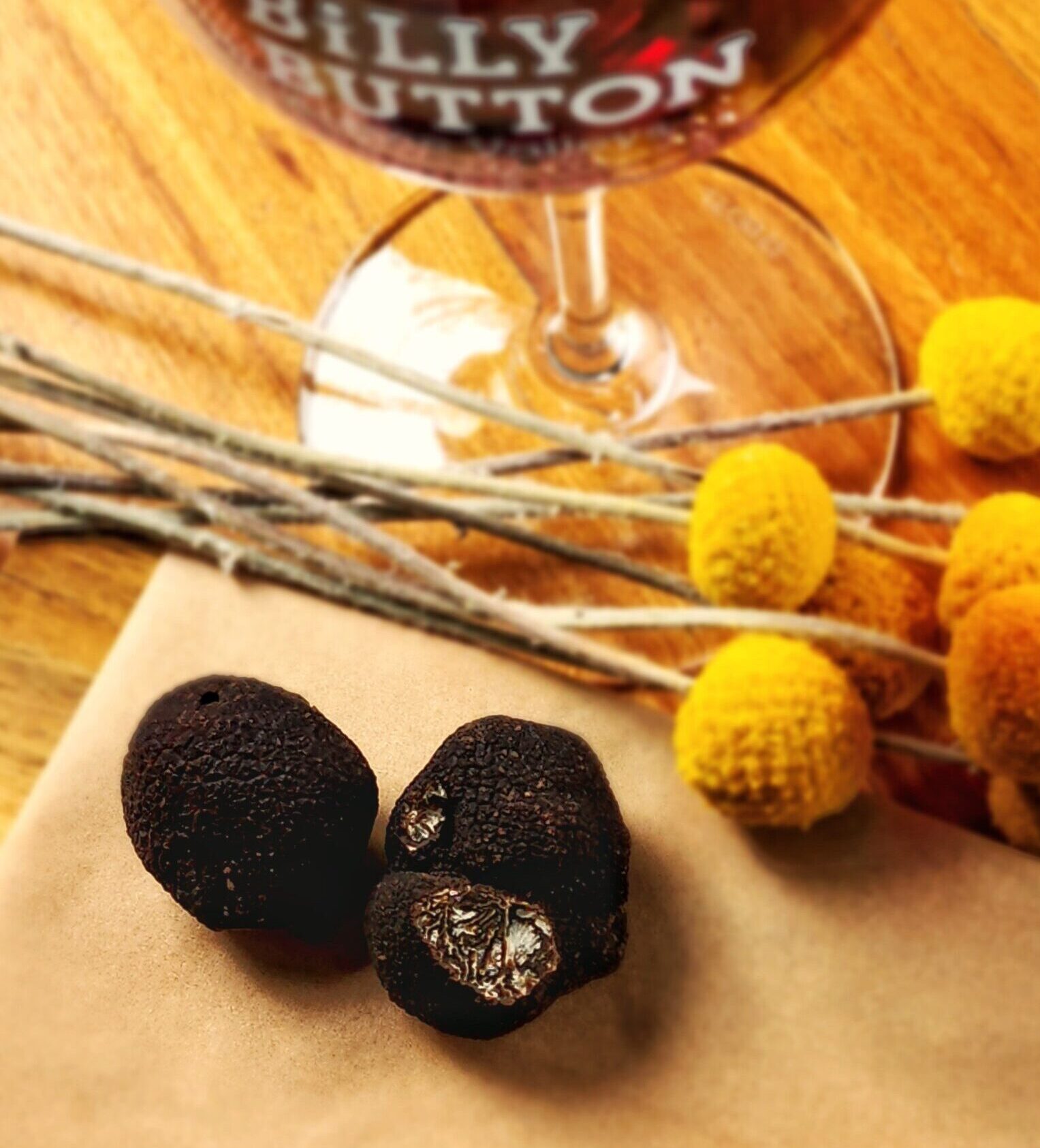 Black Perigord Truffles Billy Button cellar door Bright Victoria